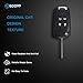 ECCPP 2X Replacement fit for Uncut Keyless Entry Remote Key Fob Shell Case GMC Terrain/Buick Allure LaCrosse Regal Verano Encore/Chevrolet Camaro Cruze Malibu Equinox Sonic Impala OHT01060512