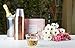 Rose Gold Plastic Cups | 9 oz 60-Count | Elegant Rose Gold Party Cup Set | Clear Plastic Cups with Rose Gold Rim | Perfect Party Supplies & Decorations for any Wedding, Baby Shower or Special Event