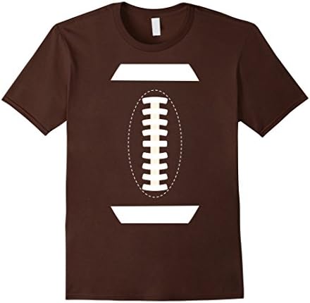 Mens Football Costume - Sports Ball - Halloween Costume T-Shirt 3XL Brown