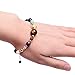 Adjustable Space Galaxy Planet Bracelet- Astronomy Handmade Galaxy Solar System University Bracelet Full Moon Earth Bracelet Gifts for Women and Girls