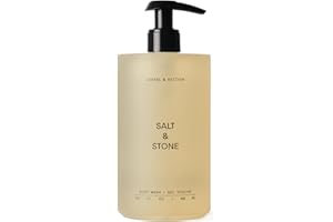 Salt & Stone Antioxidant-Rich Body Wash – Santal & Vetiver | Cleanse, Nourish & Soften Skin with Niacinamide & Hyaluronic Acid | Free From Parabens, Sulfates & Phthalates (15.2 fl oz)