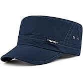 FASHIXD Mesh Military Cap Summer Army Hats for Men Quick Qry Short Bill Hat Cadet Cap