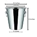 CUISINOX Stainless Steel Mirror Finish Wine Ice Bucket, 8