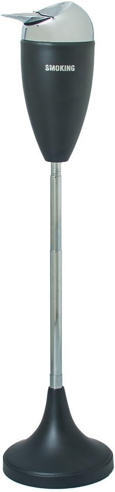 35" Telescopic Ashtray - Black/Silver