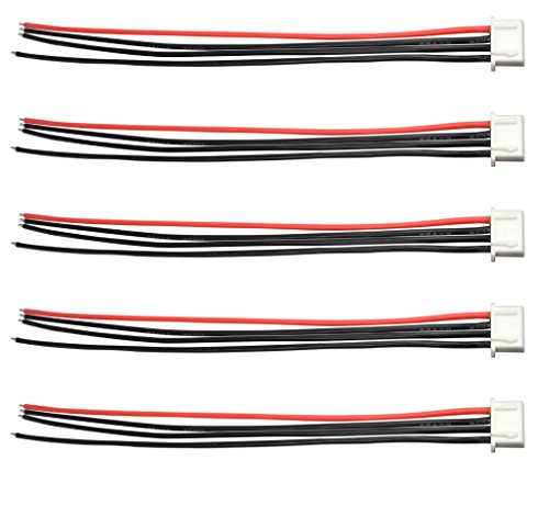 Apex RC Products JST-XH 3S Balance Plug W/ 6" / 150mm Wire Lead - 5 Pack #1081