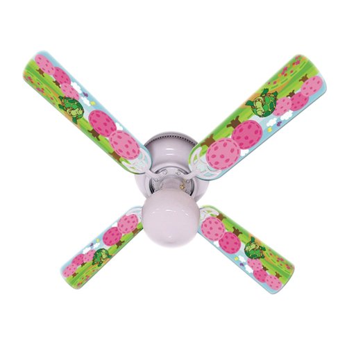 Ceiling Fan Designers Ceiling Fan, Kids Happy Traveler Turtle, 42