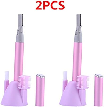 Rechargeable Wool Electric Female Epilator Depilador Depilation Depilatory+Mini Eyebrow Trimmer Hair Remover Red