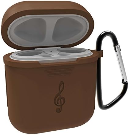 For Apple Airpods Case,High Qualified,High Tensile Strength Silicone Shock Proof Protective Airpods Cover. One comes with Keychain Airpods Case for Apple Airpods Accessories. Musical LOGO Design.