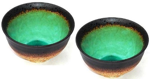 Miya e614 japanese kosui green rice bowls, 4 3/4 inch, …