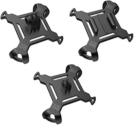 Go Puck - Pro Mount Kit - 2-Finger &amp; 3-Finger Joint Attachment, Buckle Clip - Mounts for GoPro, Garmin
