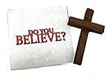 Do You Believe Pocket Cross & Witnessing Salvation Tract in Plastic Bag