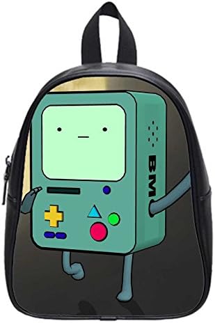 High-Grade PU Leather Backpack School Bag with Princess Bubblegum Pattern -Large