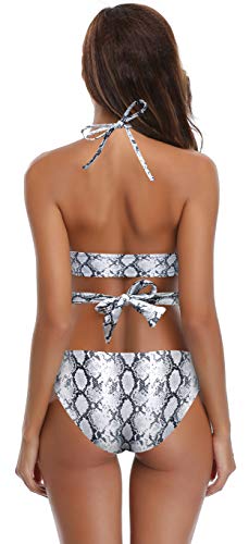 41 ncmZ4HcL SHEKINI Mujeres Front Cross Bandage Bikini Floral impresión Inferior Traje de baño SHEKINI Mujeres Front Cross Bandage Bikini Floral impresión Inferior Traje de baño - Imagen 3