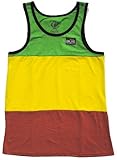 Bob Marley Rasta Stripes Lightwight Adult Tank top Shirt