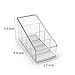 Small Remote Control Holder Transparent Organizer Clear Acrylic Media Storage Box Makeup Organizer,Store tv Remote Holders,Brush,Pencil,Glasses and Media Player