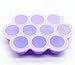 LUXEHOME 2-Pack BPA Free Silicone Baby Food Storage Freezer Containers with Clip-on Lid , FDA Food Storage Trays