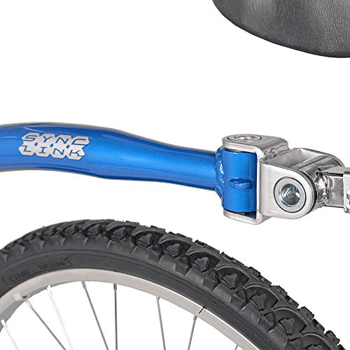 WeeRide Pro-Pilot Tandem Bicycle Trailer, Blue