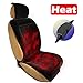 Big Ant Heated Seat Cushion, 12V Full Size Nonslip Car Heat Seat Cushions Cover Pad Winter Warmer - Universal Fit for Auto Supplies Home Office Chair(Black)