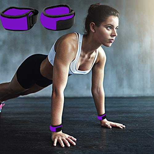 Wesoke Durable Ankle/Wrist Weights, Adjustable Straps, Mini Hand Leg Arm Cuff Weight Set for Women Men Kids Children Fitness Dancing Exercise Gym Workouts Aerobics (1 Pair, 1lb 2lb)