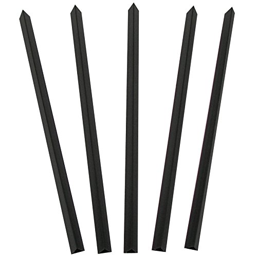 C-Line Slide 'N Grip Binding Bars for Report Covers, 11 x 1/2 Inches, 60-Sheet Capacity, 100 per Box, Black, (34221)