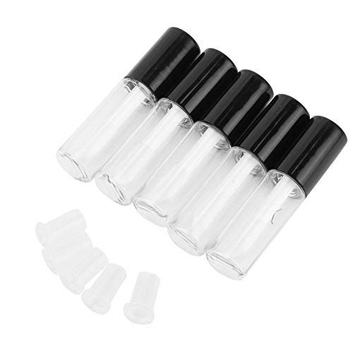 Jadeshay Lip Gloss Tube, 50pcs Empty Lip Gloss Tube Bottle Vials Containers Lip Balm Bottles with Cap,12ML Mini Cute Lipstick Container Bottles for DIY Travel Business Trip