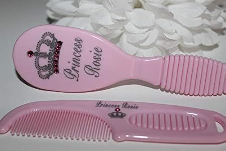 personalised baby brush and comb set