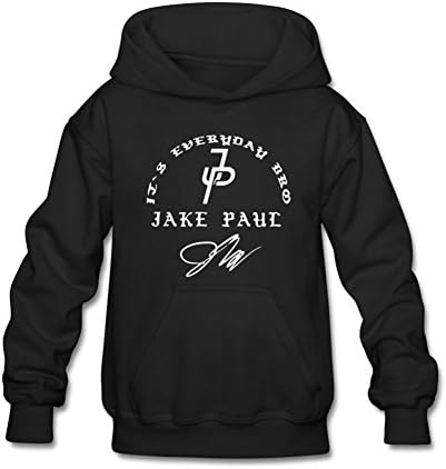 Youth Jake Paul Logo Sign Hoodie Sweatshirt Suitable for 10-15yr Old