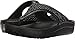 crocs Women's Sloane Embellished Flip Flop, Black/Black, 9 M US