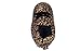 Happy Feet Slippers Standard Sneaker Slippers for Men, Women, and Kids - As Seen on Shark Tank - Classy Oversized House Slippers for Women with Non-Slip Rubber Soles - Brown Leopard - Large