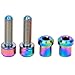 4pcs Titanium Alloy Stem Screws Mountain Bike Road Bicycles Bolts M518 Replacement Screws for Bike Stem Fix(Colorful)thumb 2