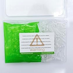 Pzsmocn 200 Pieces/100 Sets M4*14 mm PC Transparent