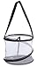 Foldable Shower Caddy - Collapsible, Portable, Drainage Hole, Carry Handle, Large Compartments. Great Organizer for Camp, Travel, Gym, and Dorm. (Black)