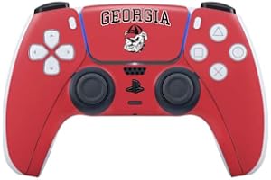 Skinit Decal Gaming Skin Compatible with PS5 Controller - Officially Licensed University of Georgia Bulldogs Logo Design