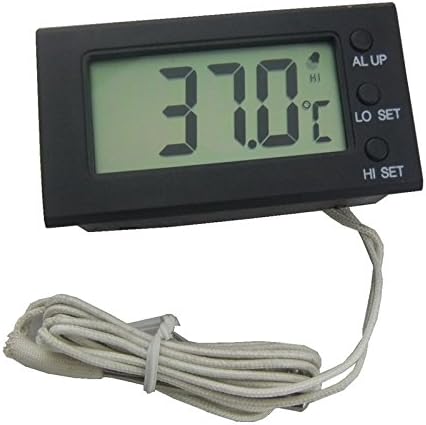 Hankcares Hi-low Alarm Embedded Thermometer for Industrial Thermometer Freezers Room