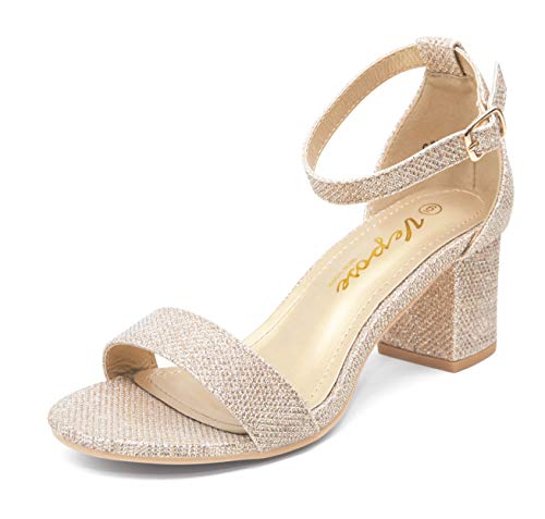 silver two strap heels