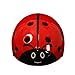Bingggooo Children's Multi-Sport Ladybug Helmet For Girls/Boys Skiing Snowboarding Scootering Cycling