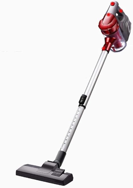 Amazon Co Jp 2 1 のコード付きスティック掃除機 Hepa ろ過 静かなアレルギー安全 700 W ハイパワー 強力な掃除機 レッド ホーム キッチン