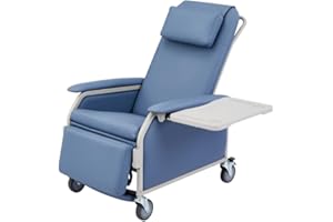VivaComfort Bariatric Geri Chair, 500 lbs Capacity Recliner on Wheels