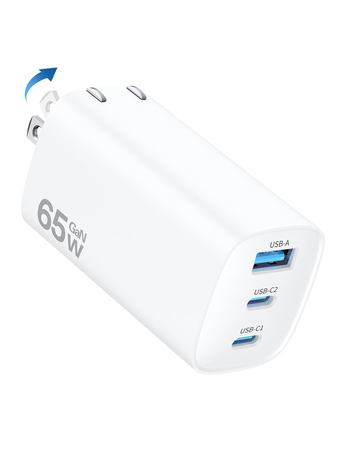 充電器 type-c 65W【2026業界初・超軽量・超低温】三台同時充電 usb コンセント タイプc 充電器 折り畳み式 phone 3ポート 急速充電器 PSE認証済 出張・旅行に最適 GaNII PD3.0 QC3.0/PPS/SCP規格 Phone 17/Pad/Android/PC