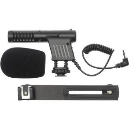 Mini Zoom Video Camera Shotgun Microphone for Sony Alpha SLT-A33, A35, A55, A58, A65, A7, A7R, A77, A77II, A99, DSLR330L Digital SLR Cameras - Thumbnail 2