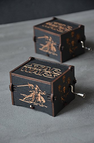Musical Wooden Box Star Wars Gift Wood Anniversary Gift for Husband May the force be with you Music Box Main Theme Gift for Friend Dad Boyfriend