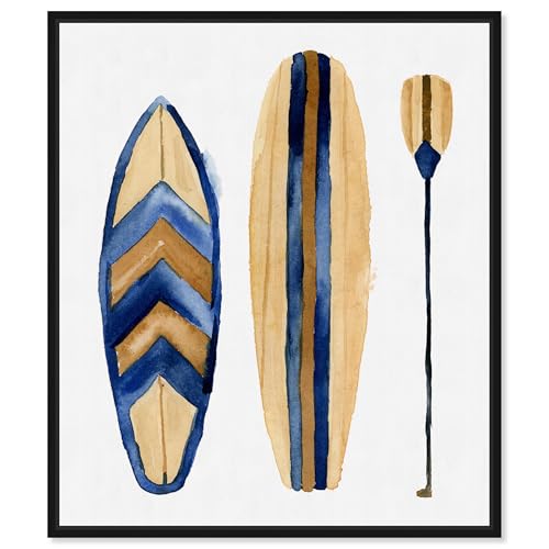 The Oliver Gal Artist Co. Nautical and Coastal Wall Art Framed Canvas Prints 'P…
