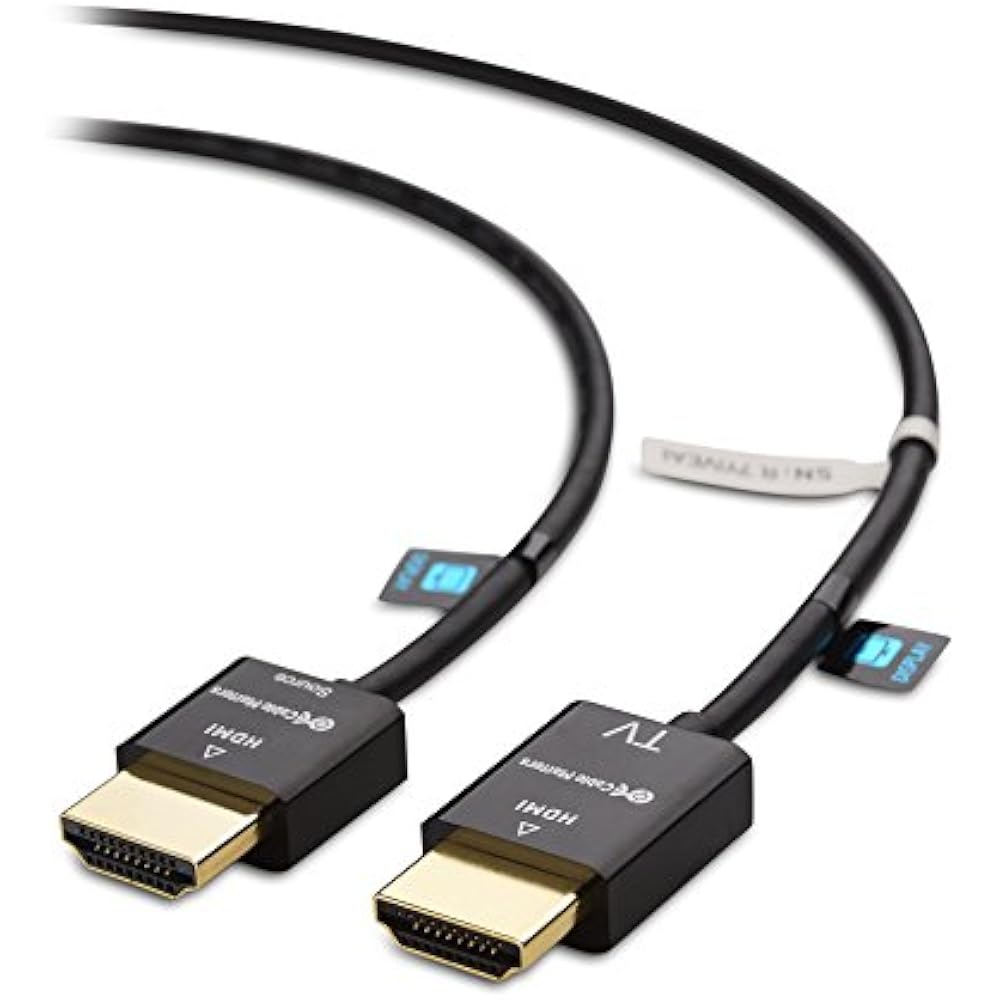 Ultra Thin HDMI Cable With Redmere (Ultra Slim Cable) 4K Rated