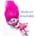 Trolls Figures | Dreamworks Movie Troll Dolls | Poppy And Friends + Trolls Stickers | 6 Piece Set 4-7cm Toys | By ToysOutLet_USA