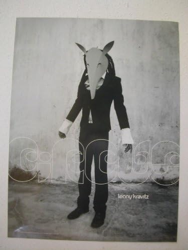 Lenny Kravitz Promo Poster Circus Elephant Mask