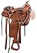 AceRugs 15″ 16″ 17″ 18″ Premium Tooled TAN Chestnut GAITED Western L Leather Horse Saddle Pleasure Trail Free TACK Set (16)thumb 1