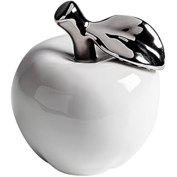 Torre & Tagus 902624A Orchard Ceramic Apple Décor, White