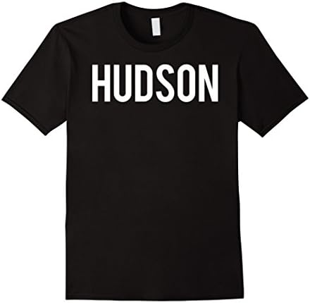 Mens Hudson T Shirt - Cool new funny name fan cheap gift tee Large Black