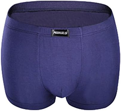 LDHE-Underwear underpants Men's Boxers Of Bamboo Fiber Silk Boxer Spandex spande Shorts Hot ,navy blue,2XL