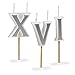 Genuine Fred ROMAN CANDLES Roman Numeral Birthday Candles, Set of 8